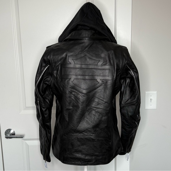 Harley-Davidson Women’s Potomac 3-in-1 Leather Riding Jacket size medium - Picture 8 of 15